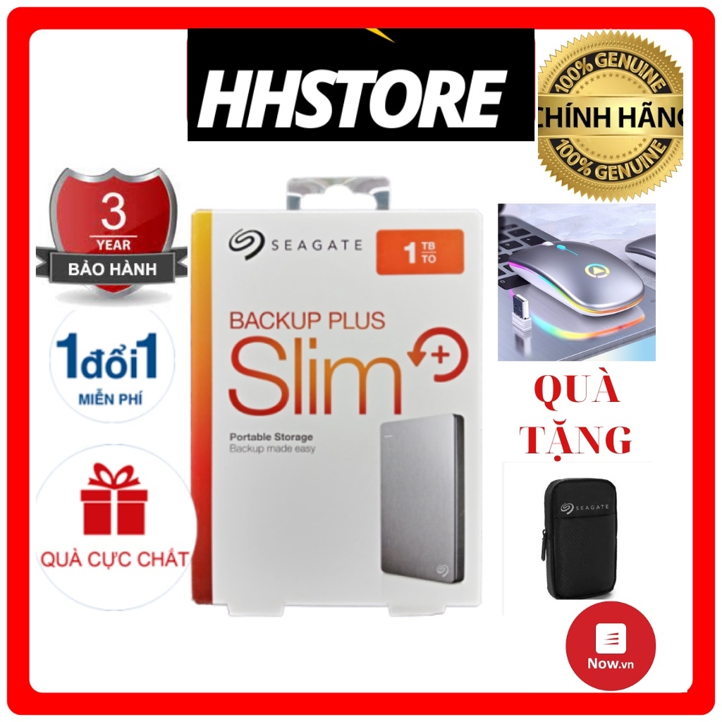 ✑❁✼ Ổ Cứng di động Seagate Backup Plus Slim 1TB -2TB-500GB-320GBchính hãng bảo hành 36 tháng