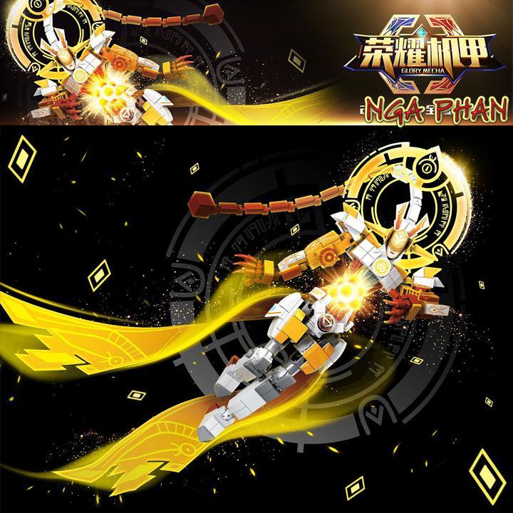 Siêu Robot Chiến Thần Nữ Vương Ánh Sáng Nữ Oa Nương Nương 392 Chi Tiết Liên Quân Đồ Chơi Xếp Hình Lắp Ráp QG MOC DIY