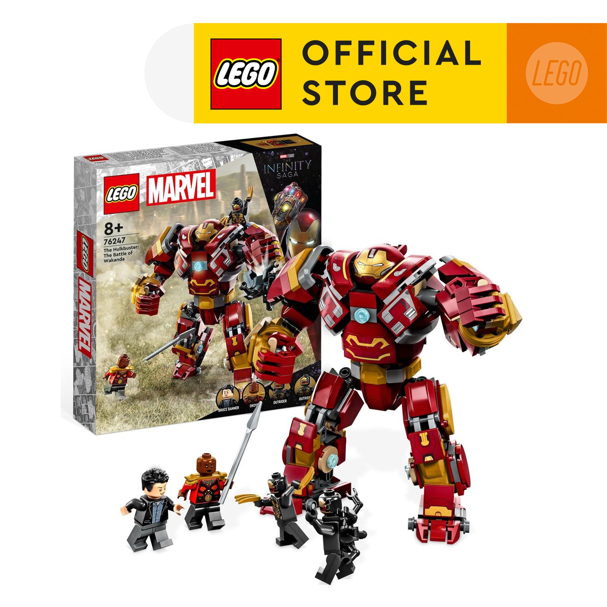 Lego super heroes marvel 76247 đồ chơi lắp ráp chiến giáp hulk buster