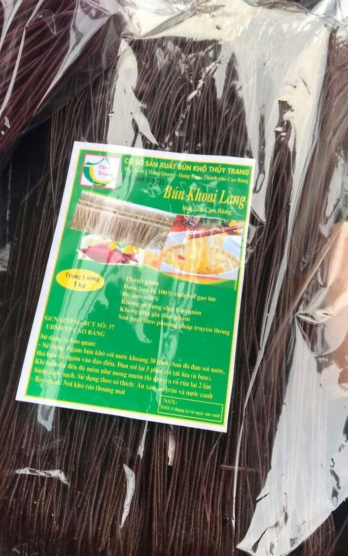 Bún khoai lang 1kg