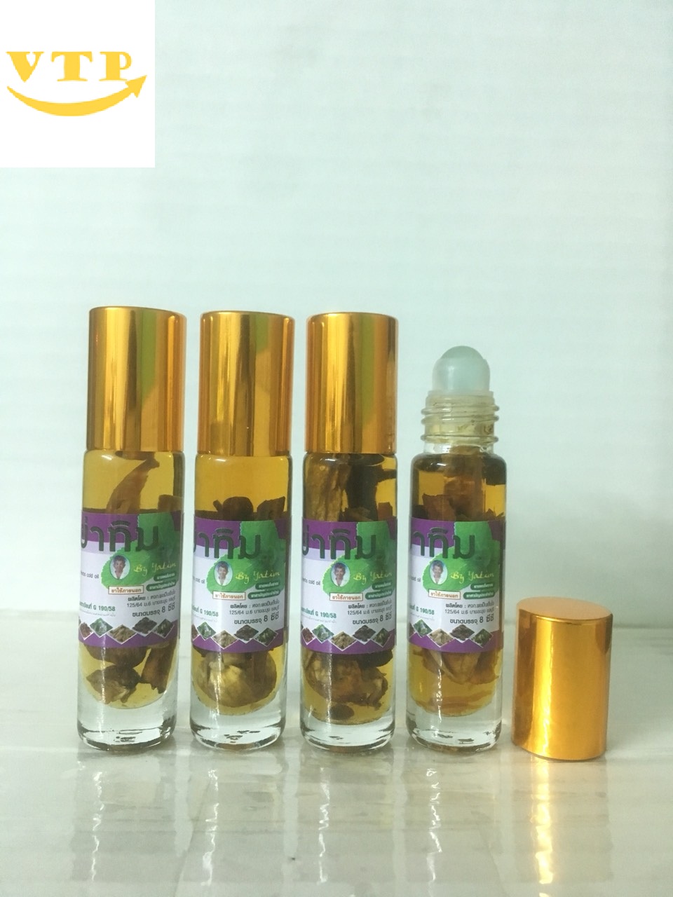 Combo 2 chai dầu lăn thảo dược 13 vị otop herbal liquid balm - 8ml