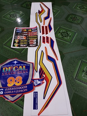 Tem rời dán xe MSX ko bay  màu