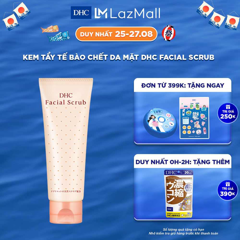 Kem tẩy tế bào chết da mặt DHC Facial Scrub 100g