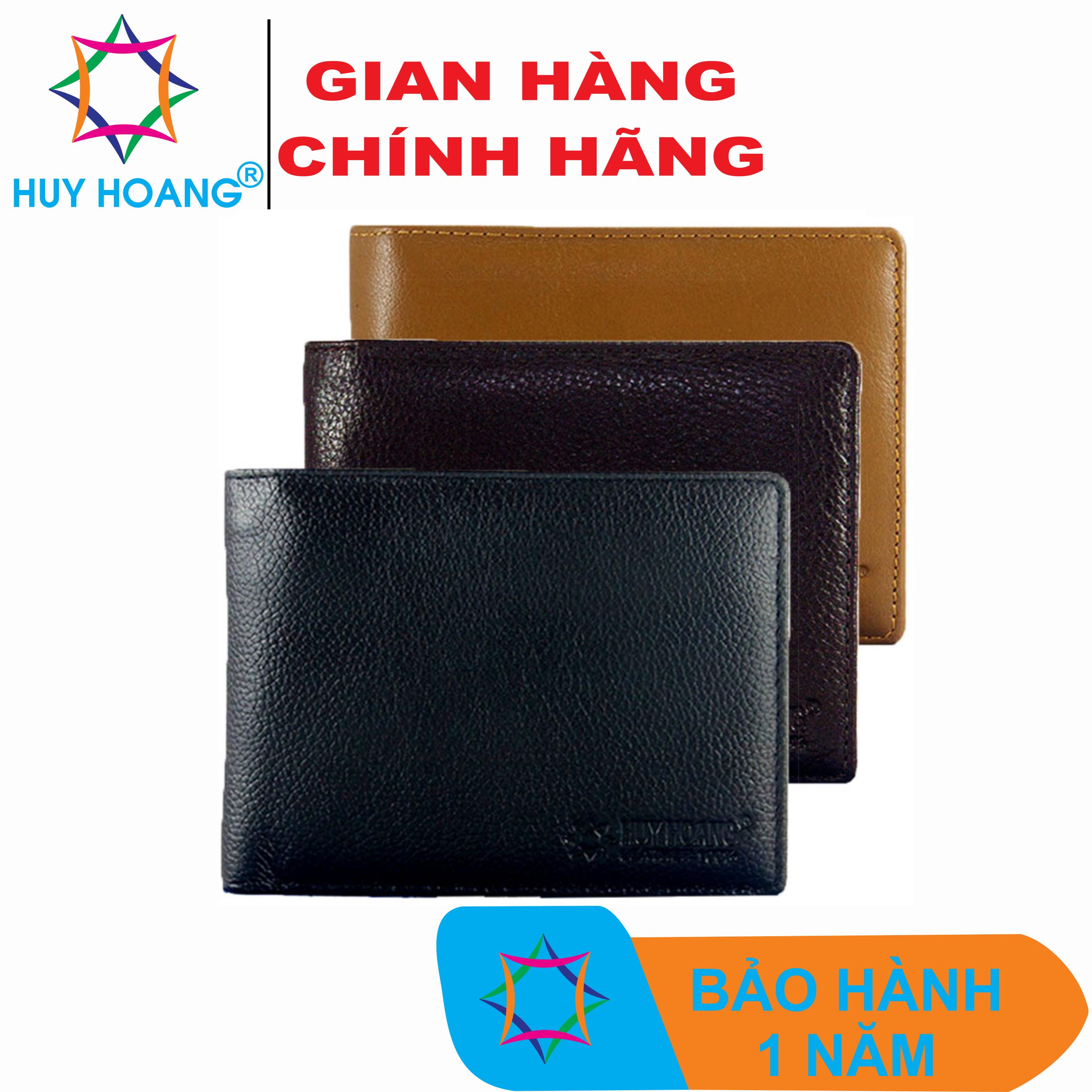 Ví nam da bò cao cấp nhiều màu hq2113-14-15