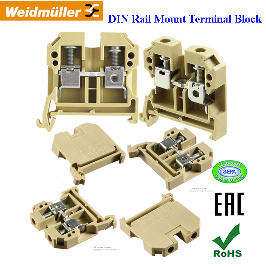 Cầu đấu domino loại bắt vít SAK 10/35 ( 0443760000 ) WEIDMULLER