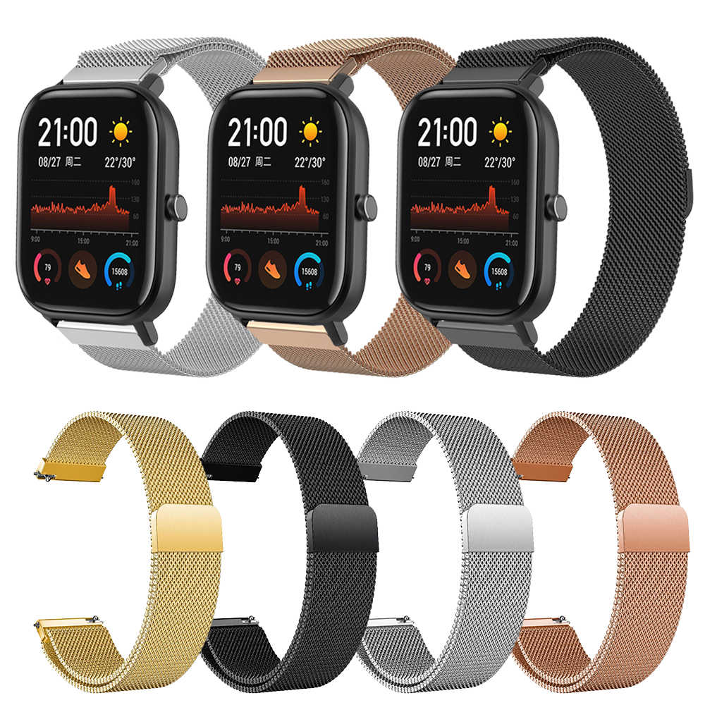 Dây đeo nam châm thay thế dành cho amazfit bip / gts / gtr 42mm