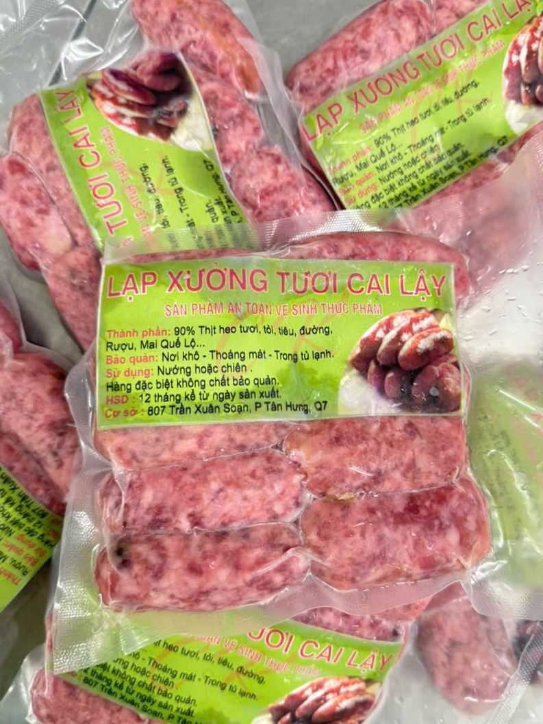 Lạp xưởng tươi cai lậy 500gr