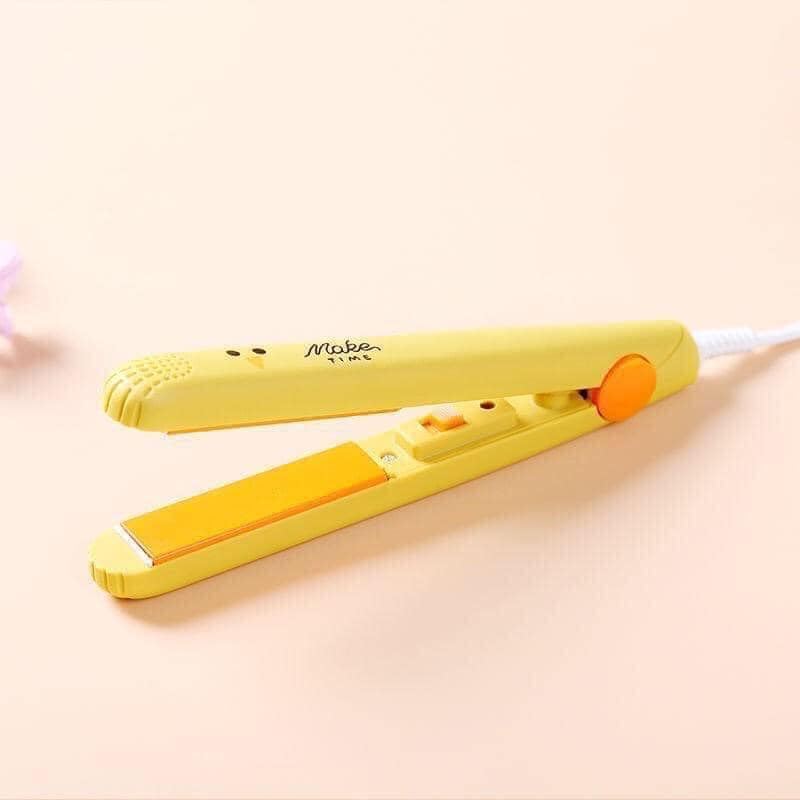 Máy ép tóc, uốn, duỗi tóc mini xinh xắn, tiện lợi