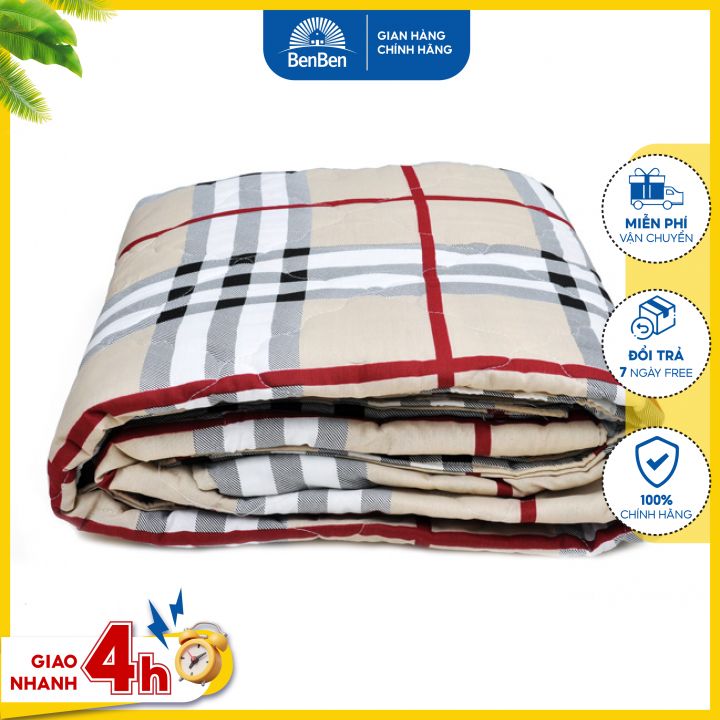 Chăn ngủ cotton hàng VN size 160 x 200cm chất vải cotton poly siêu 95 cotton 5 polyester giúp chống nhăn tuyệt đối thấm hút mồ hôi tốt mền ngủ cho người lớn Ben Ben