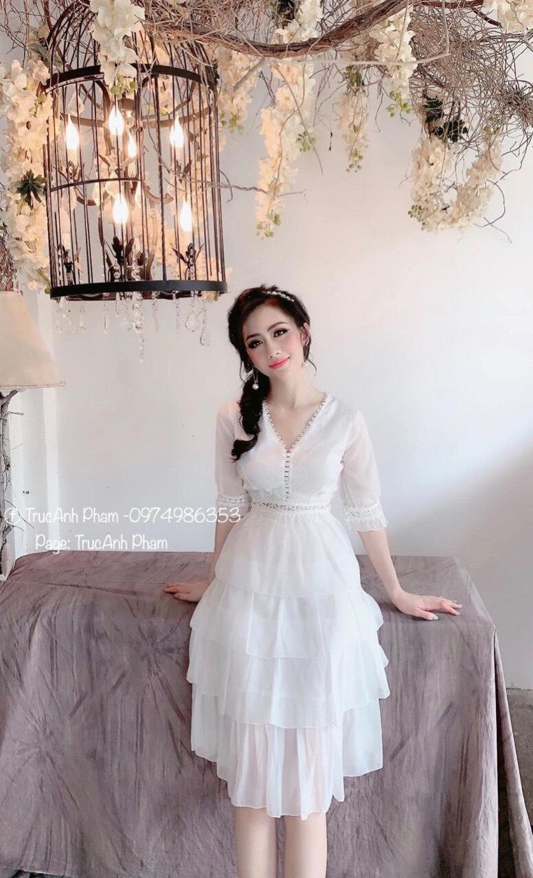 (HÌNH THẬT) ĐẦM VOAN TẦNG TAY LỠ PHONG CÁCH TIỂU THƯ NHẸ NHÀNG HÀNG THIẾT KẾ CHUẨN X79 SHOP