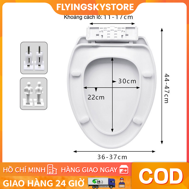 Nắp Bồn Cầu-Bộ nắp bàn cầu nhà vệ sinh bằng nhựa cao cấp, nắp bồn cầu thích hợp sử dụng với nhiều loại bồn cầu,nắp bồn cầu nhà vệ sinh,nắp bồn cầu rơi êm - BetterLife