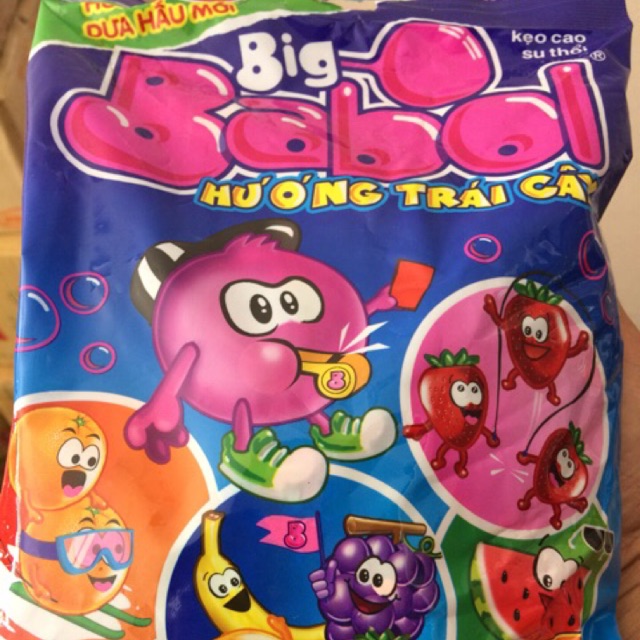 Kẹo cao su Bigbabol gói 50 viên