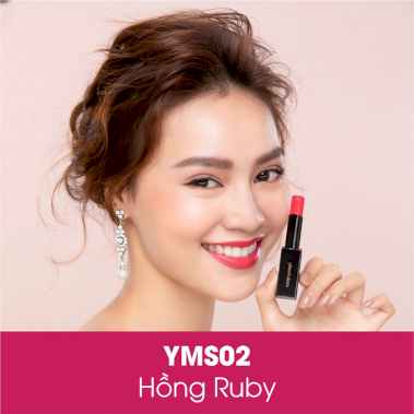 Son dưỡng collagen yms02 - ruby - hồng ruby