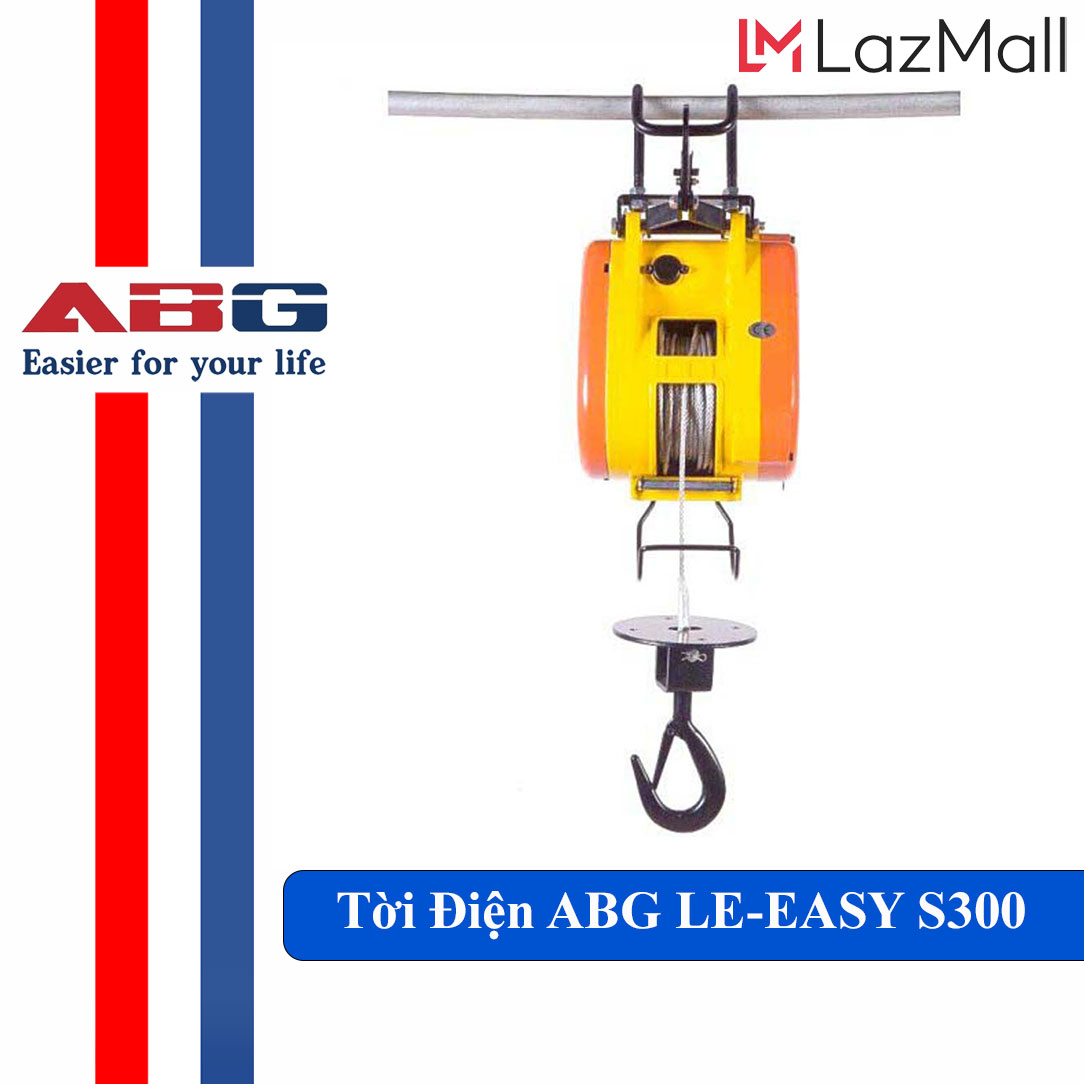 Tời điện abg le easy s300 - thiết bị gọn nhẹ cơ động linh hoạt dễ sử dụng an toàn
