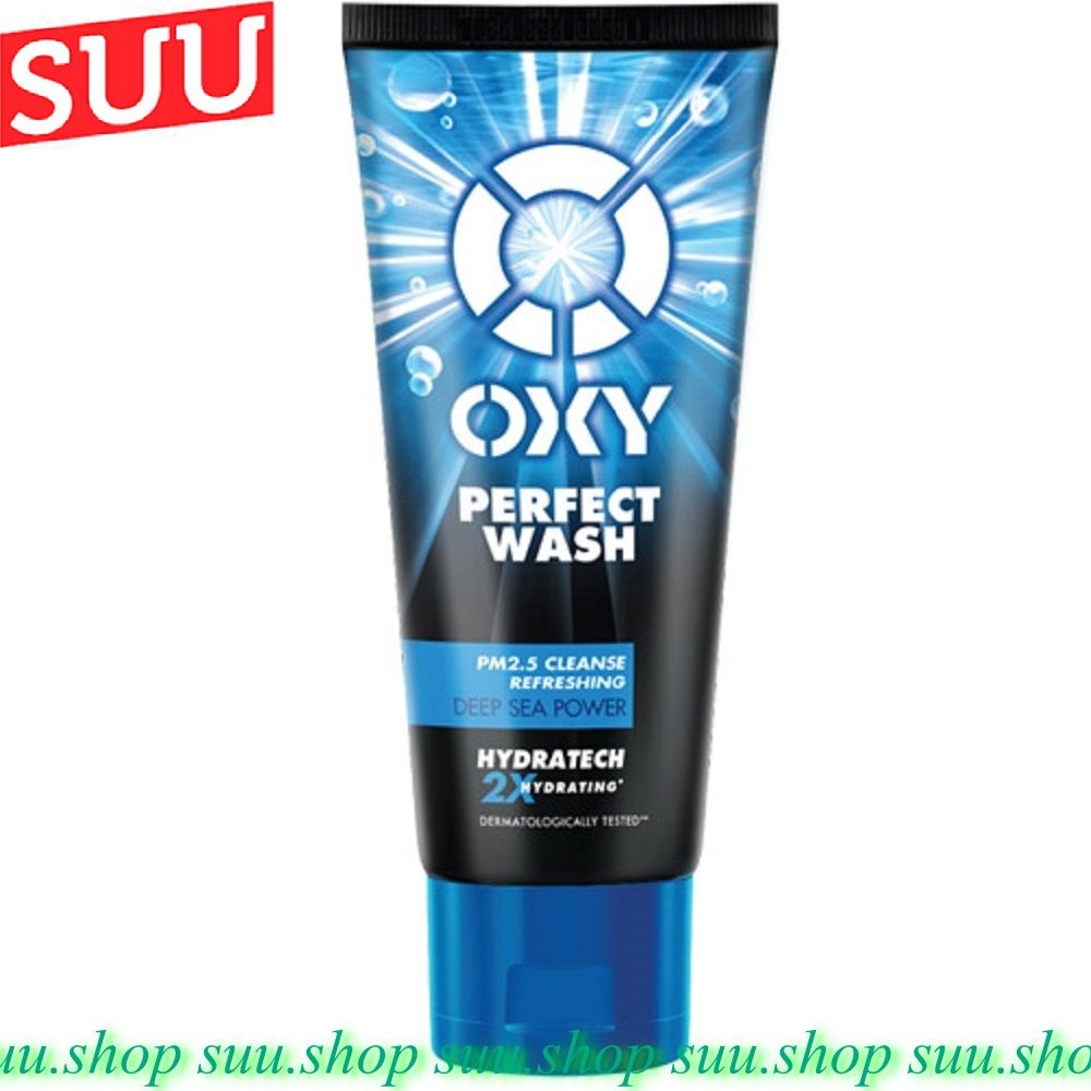 Sữa rửa mặt 100ml oxy sạch nhờn mát lạnh oxy perfect wash xanh trời