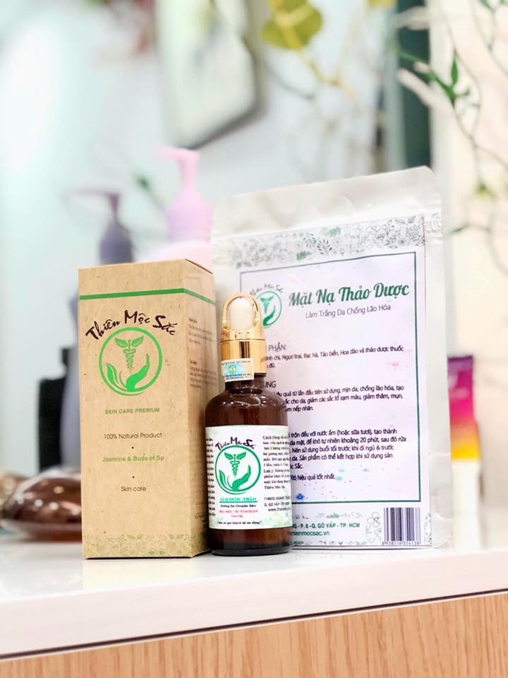 [HCM]TÁI TẠO DA THIÊN MỘC SẮC CAO CẤP TRÀ CHÀM 30ML