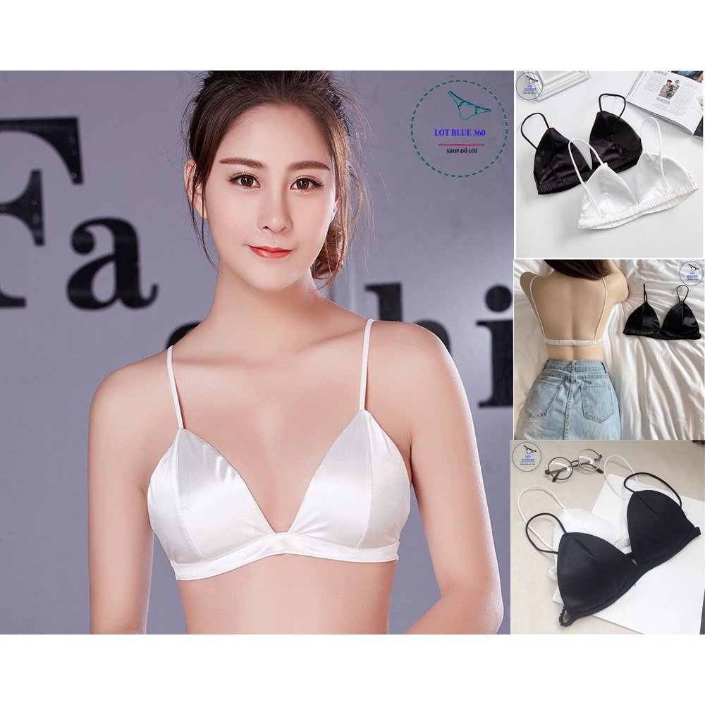 Áo lót nữ, áo bra nữ thiết kế lụa bóng cao cấp sexy quyễn rũ - bra phi bóng