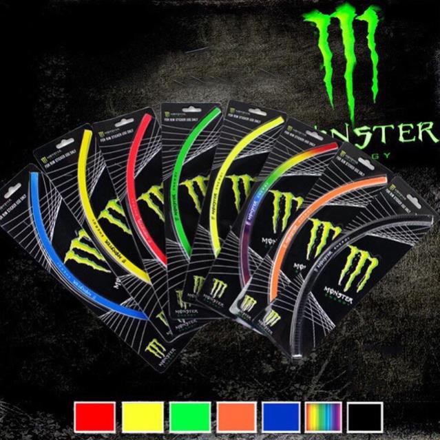 Dán vành Monster xe máy, xe điện