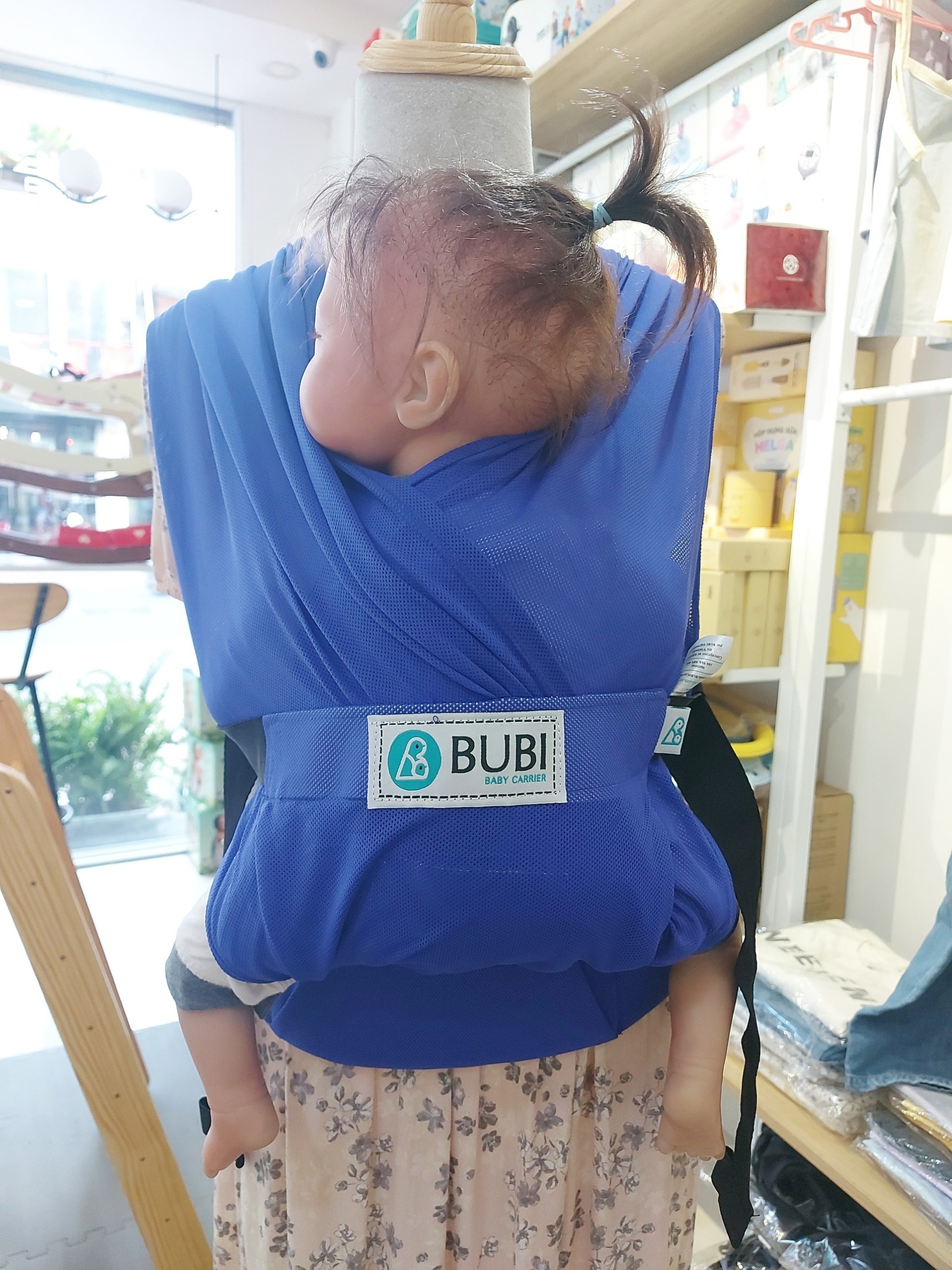 Địu vải BUBI Gen 3 - Xanh Nauy- PE