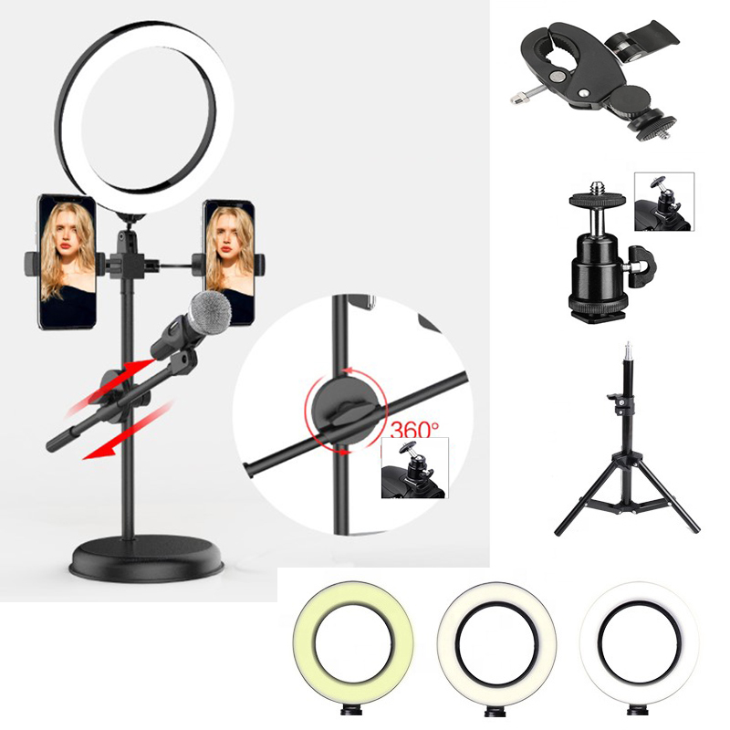 [HCM][ XẢ KHO LỚN SALE 50%] Mua Đèn Led LiveStream Bộ dụng cụ Livestream Chụp Hình Sản Phẩm Đèn Led Hỗ Trợ LiveStream - Trang Điểm Đèn LED Thần Thánh make up - Live Stream chế độ màu sắc Đèn Siêu Sáng Sale 50% BH UY TÍN