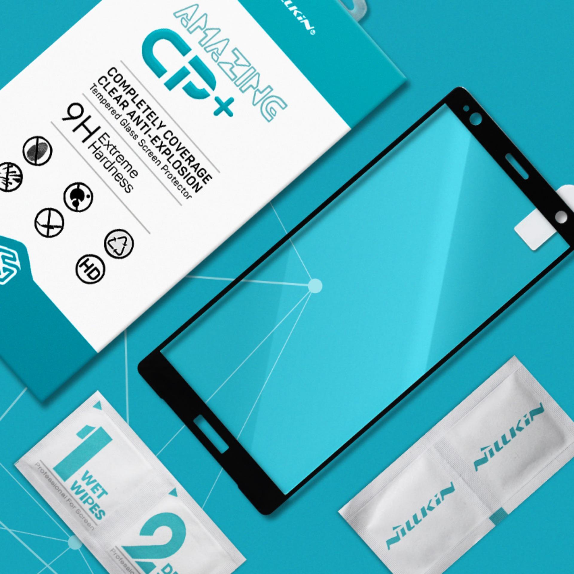 Kính cường lực cho Sony Xperia XZ2 Full LCD hiệu Nillkin (Đen)