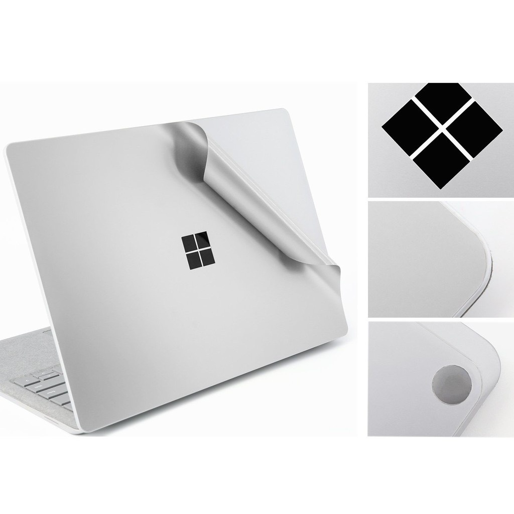  Bộ Dán Toàn Thân Surface Laptop 1 2 3 4 chính hãng JRC-Chất liệu 3M không dính keo Chống trầy xước tản nhiệt tốt 