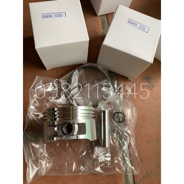 Piston + xéc măng máy đầm cóc eh09 eh12