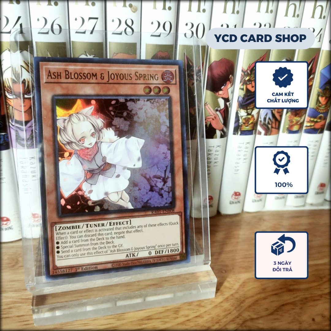 [YCDcardgame] Thẻ bài Yugioh Chính Hãng Ash Blossom & Joyous Spring