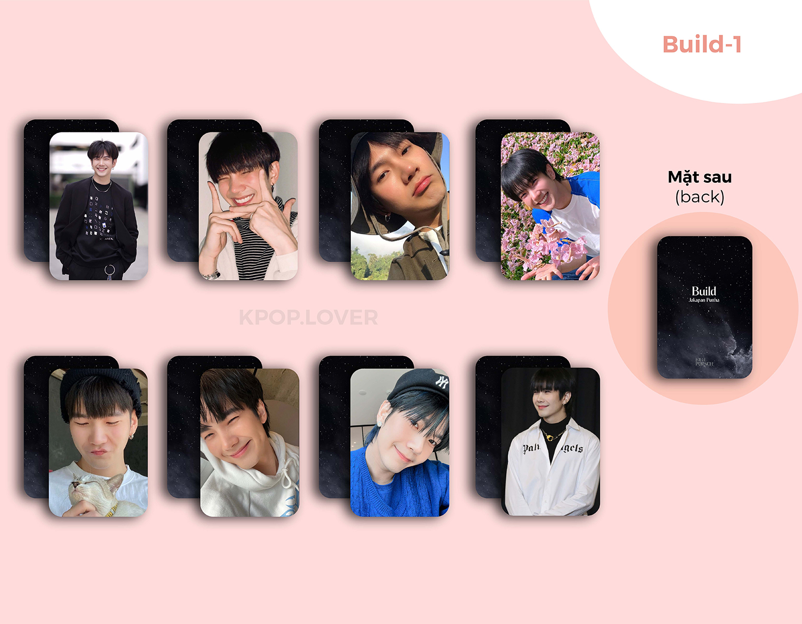 Set 8 card build jakapan - kinnporsche