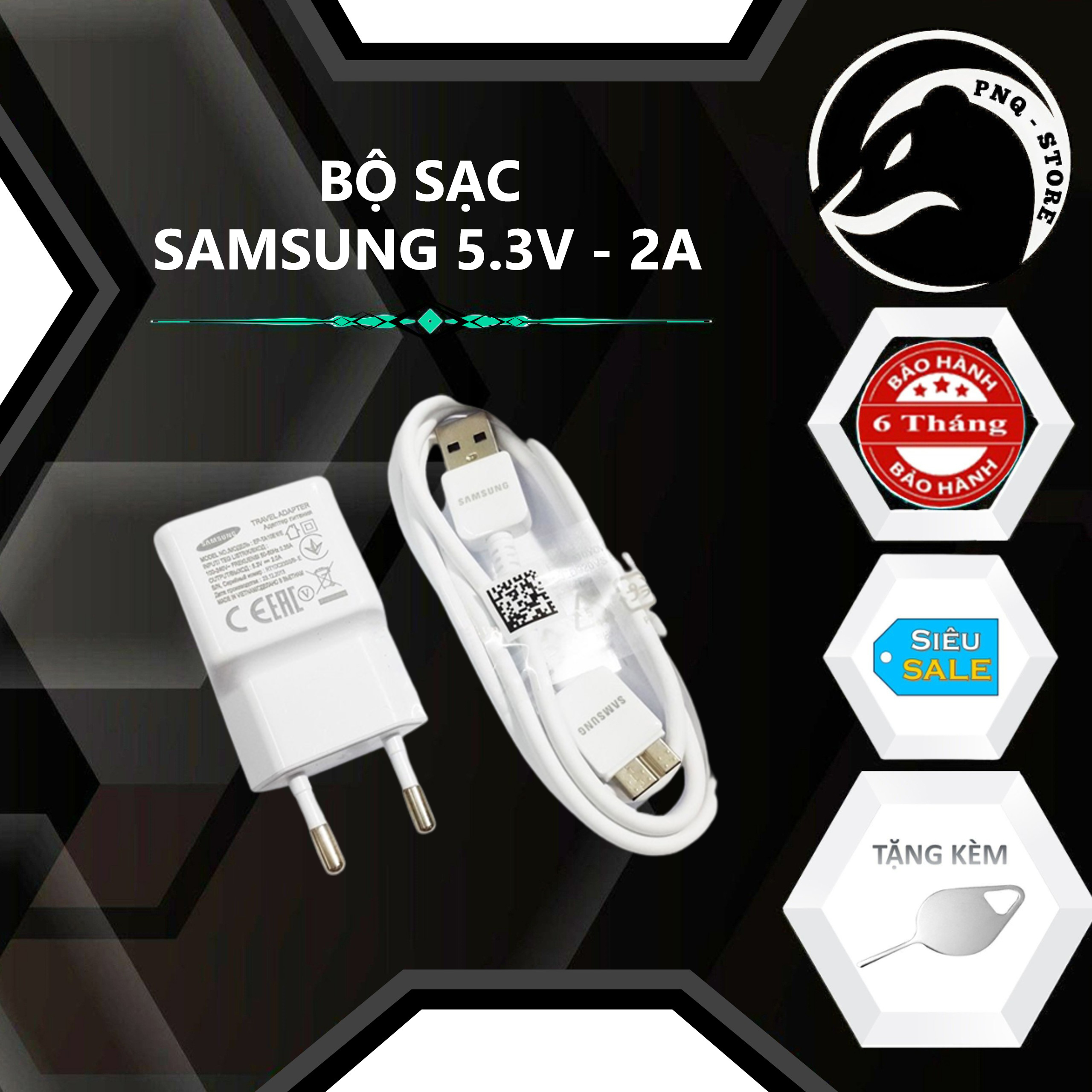 Bộ sạc samsung 5v-2a dành choj2,j2 pro,j2 prime,note 4,j7 - chuẩn công ty