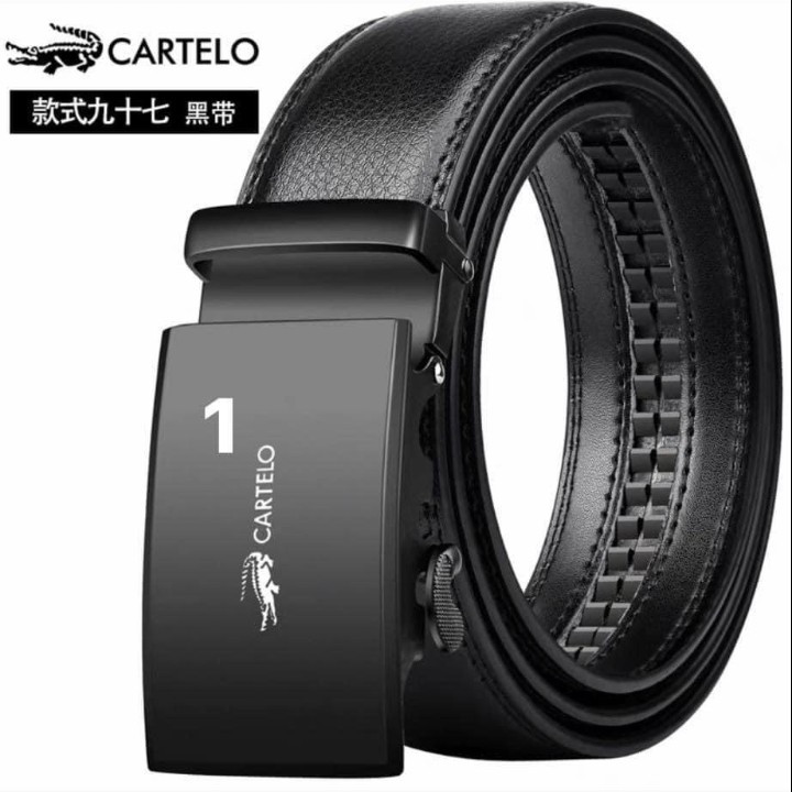Thắt lưng nam da bò thật 2 lớp fullbox