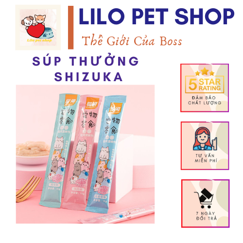 Súp thưởng cho mèo, súp thưởng shizuka thanh 15gr