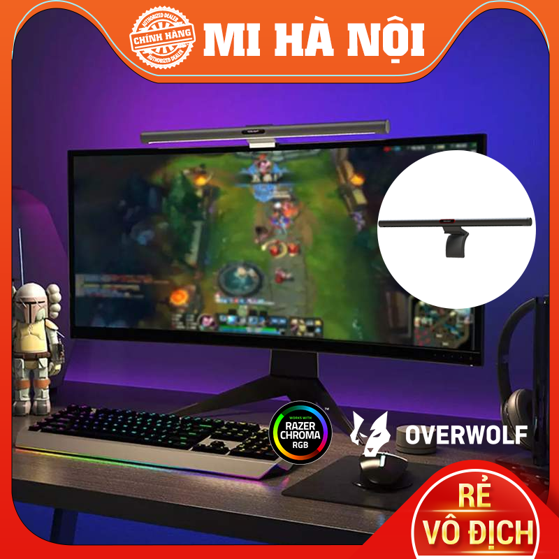 ĐÈN TREO MÀN HÌNH YEELIGHT YLTD003 PRO / YLTD001 - Bảo vệ mắt - Điều chỉnh LED RGB - Tương thích với Razer Chroma và OverWolf