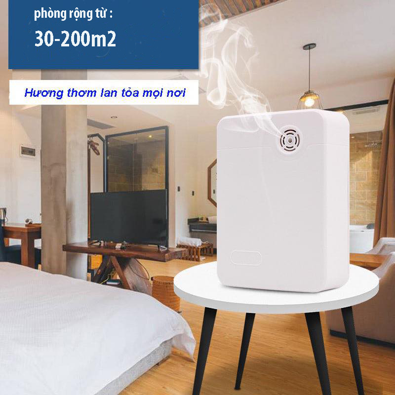 Máy xông tinh dầu công nghiệp cho không gian rộng 200m2 spa, khách sạn, văn phòng, nhà hàng | phun tinh dầu trực tiếp