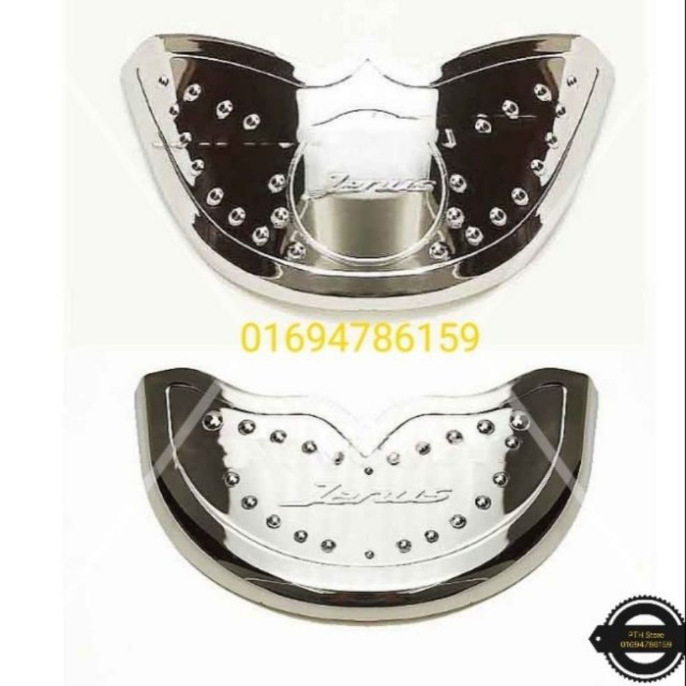 ốp mỏ dè trước sau mạ crôm Yamaha JANUS