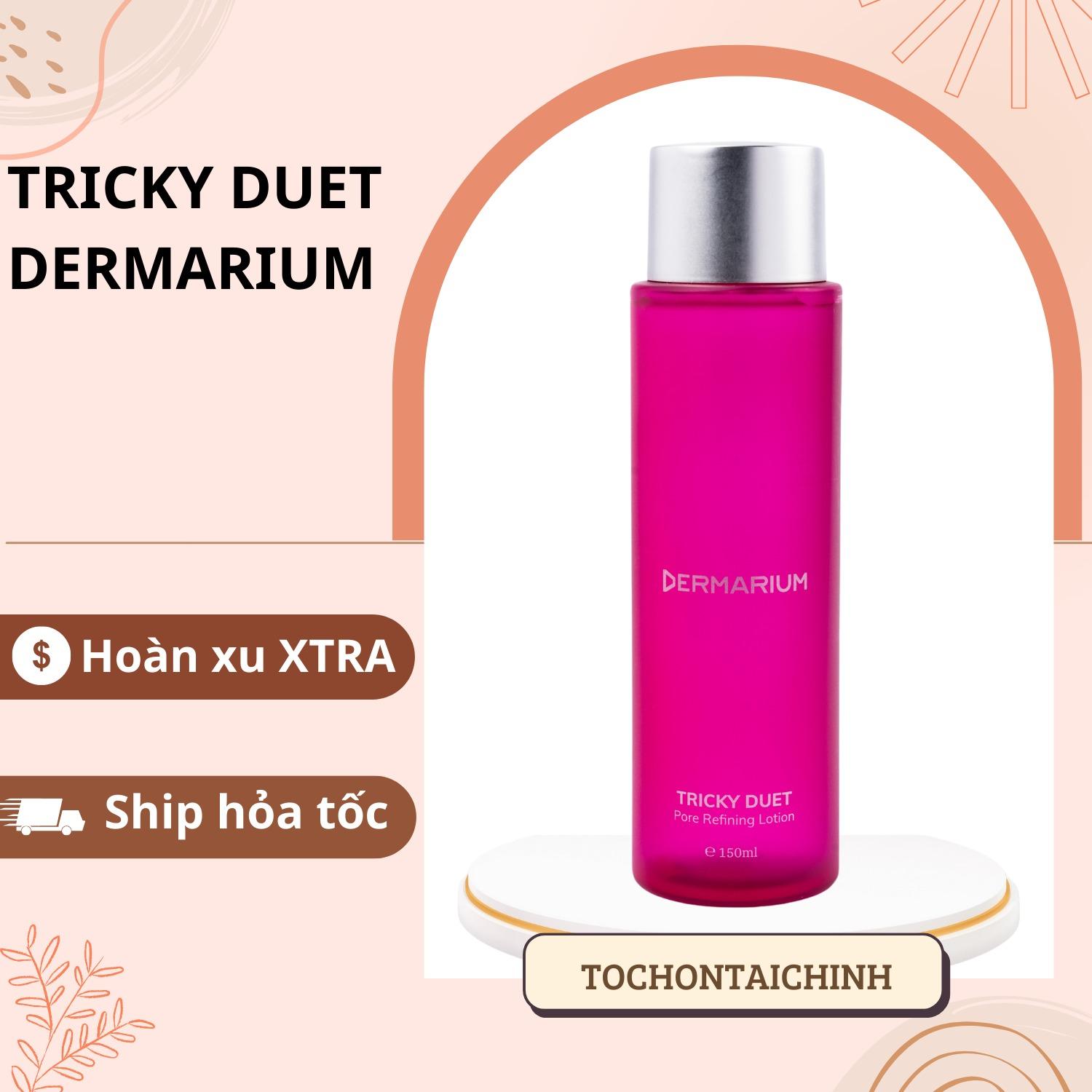 Toner TRICKY DUET (BHA) NHÀ DERMARIUM (mẫu mới nhất của hãng) - 150ml - Phân phối chính hãng (Tớ Chọn Tài Chính)