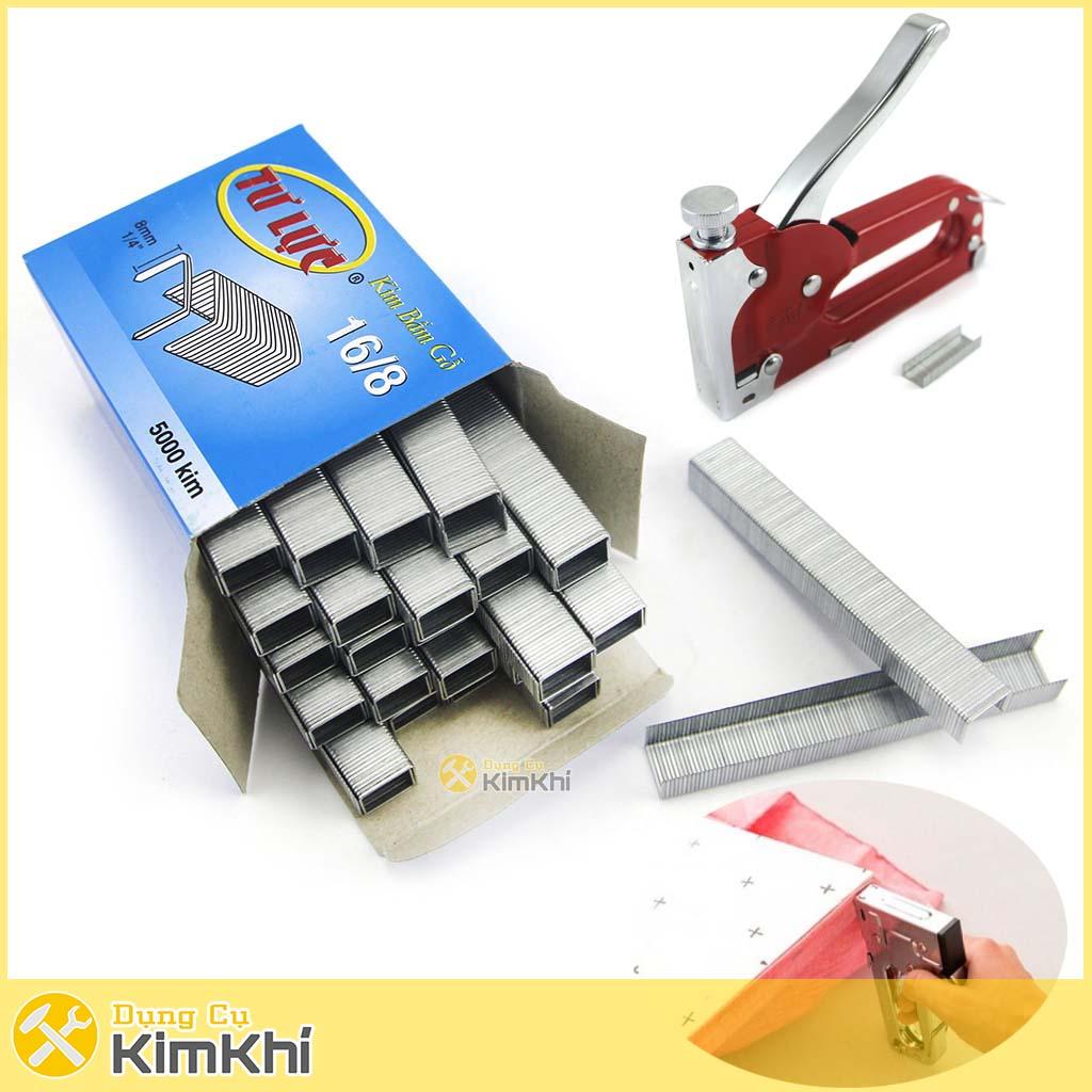 Kim bấm gỗ 16-8 5000 đinh kim bằng thép cứng 6mm
