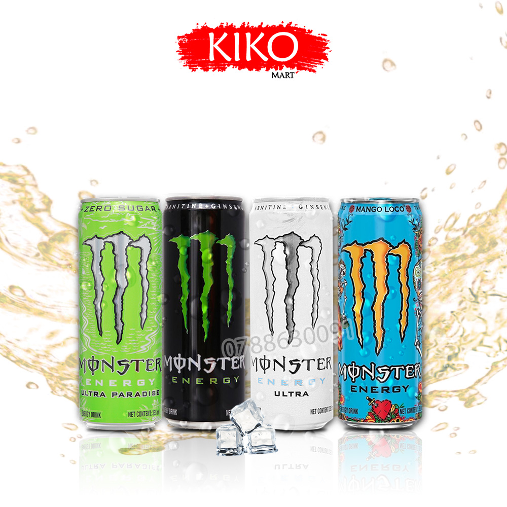 Nước tăng lực monster energy mỹ lon 355ml