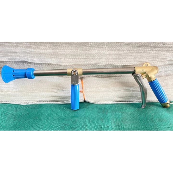 Súng phun sầu riêng 15m áp lực cao, súng xịt thuốc cao cấp hàng nhập