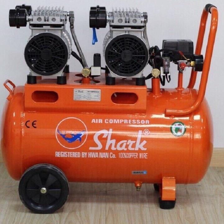 [Trả góp 0%]Máy nén khí Shark 50 lít không dầu giảm âm SKD 50N