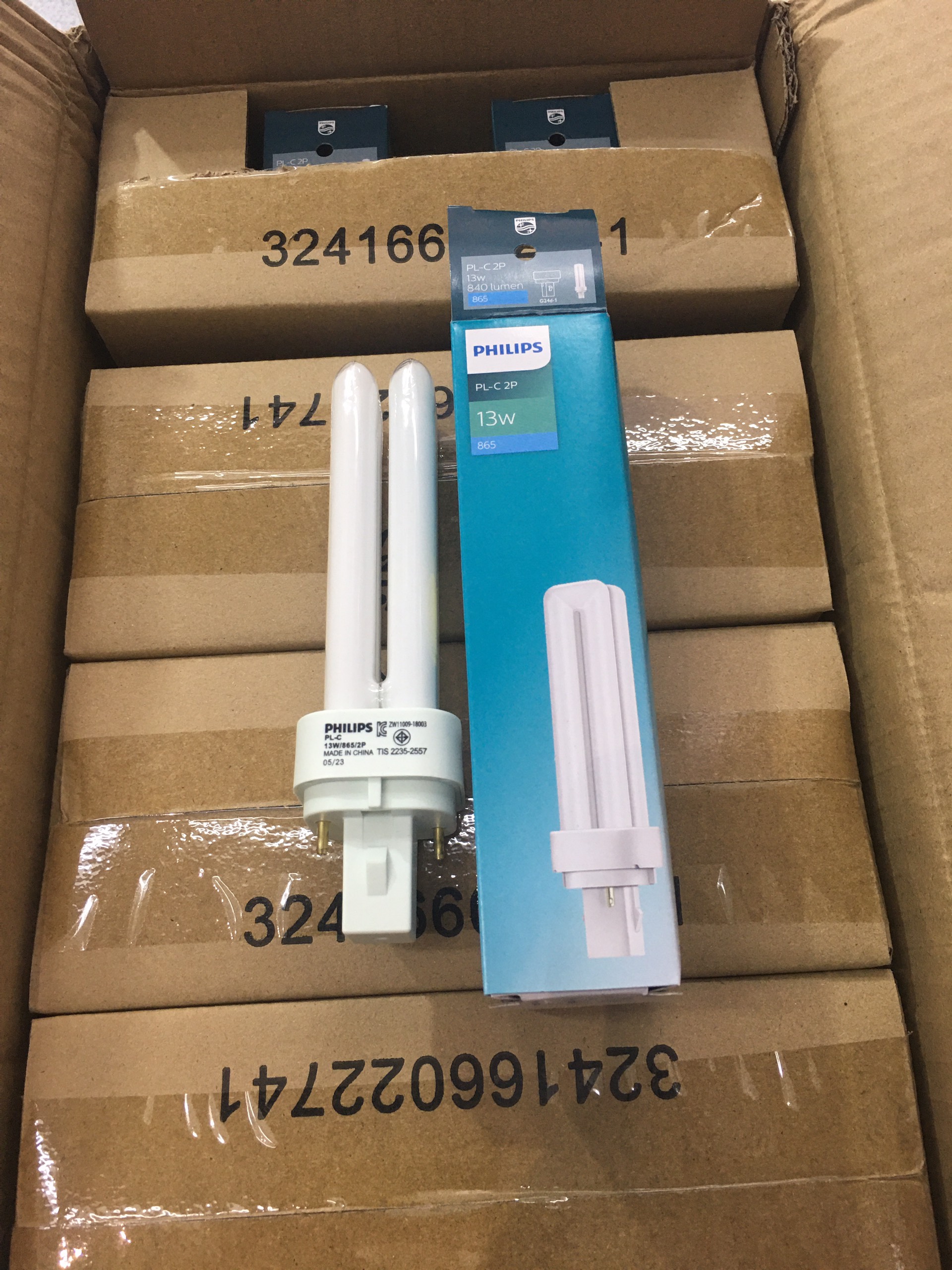 Bóng philips compact gián tiếp plc 13w-18w-26w g24d