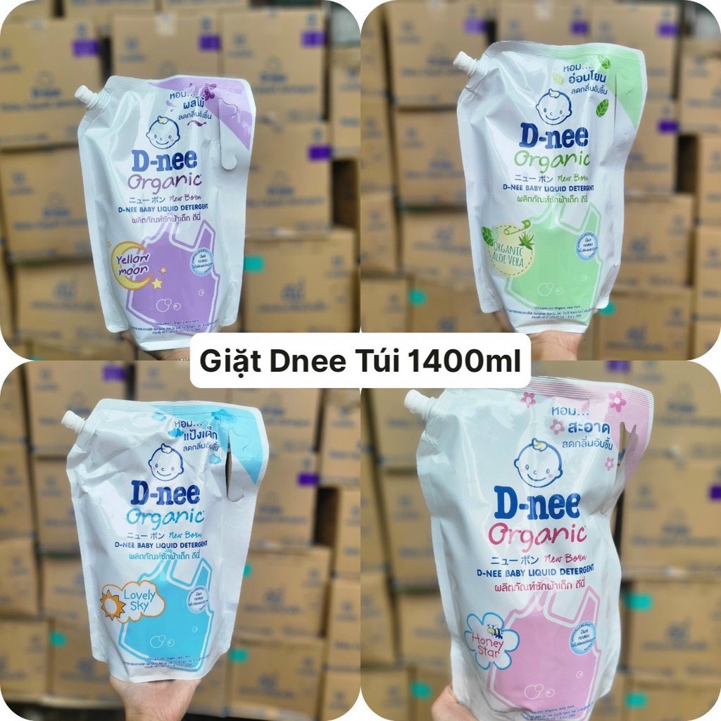 Đủ hương - nước giặt xả dnee thailand túi 1400ml