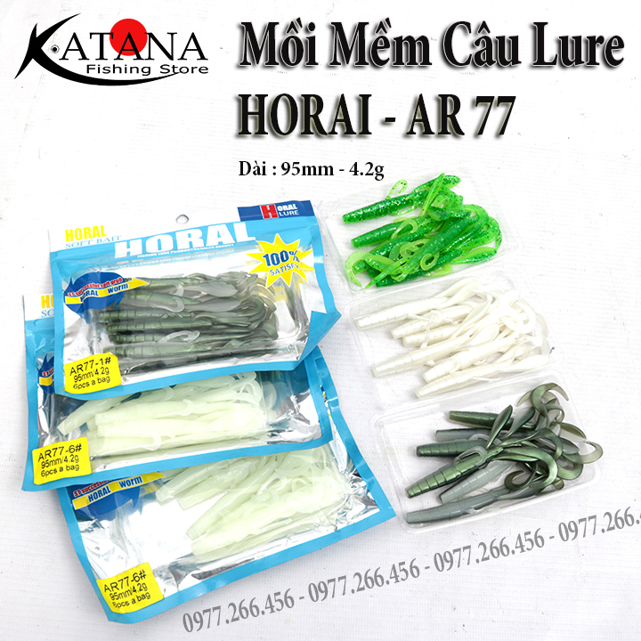 [HCM]Mồi Mềm Câu Lure : HORAI - AR 77