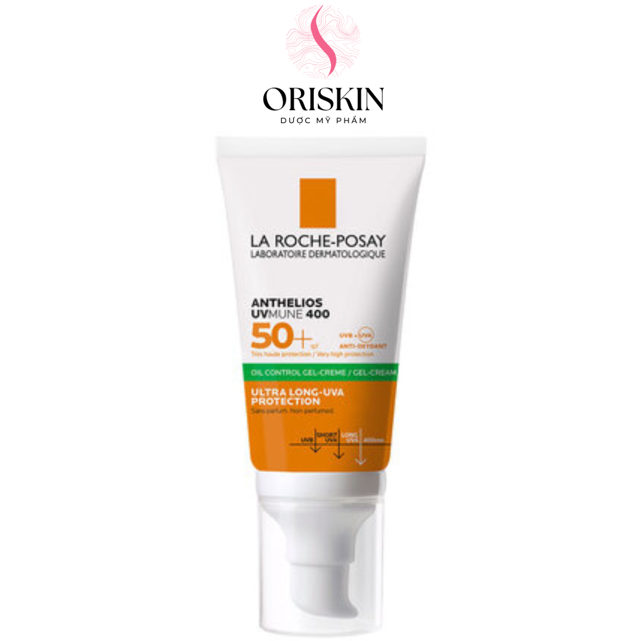 La roche-posay kem chống nắng không màu kiểm soát dầu la roche-posay anthelios xl dry touch gel-cream spf 50+ uvb & uva 50ml