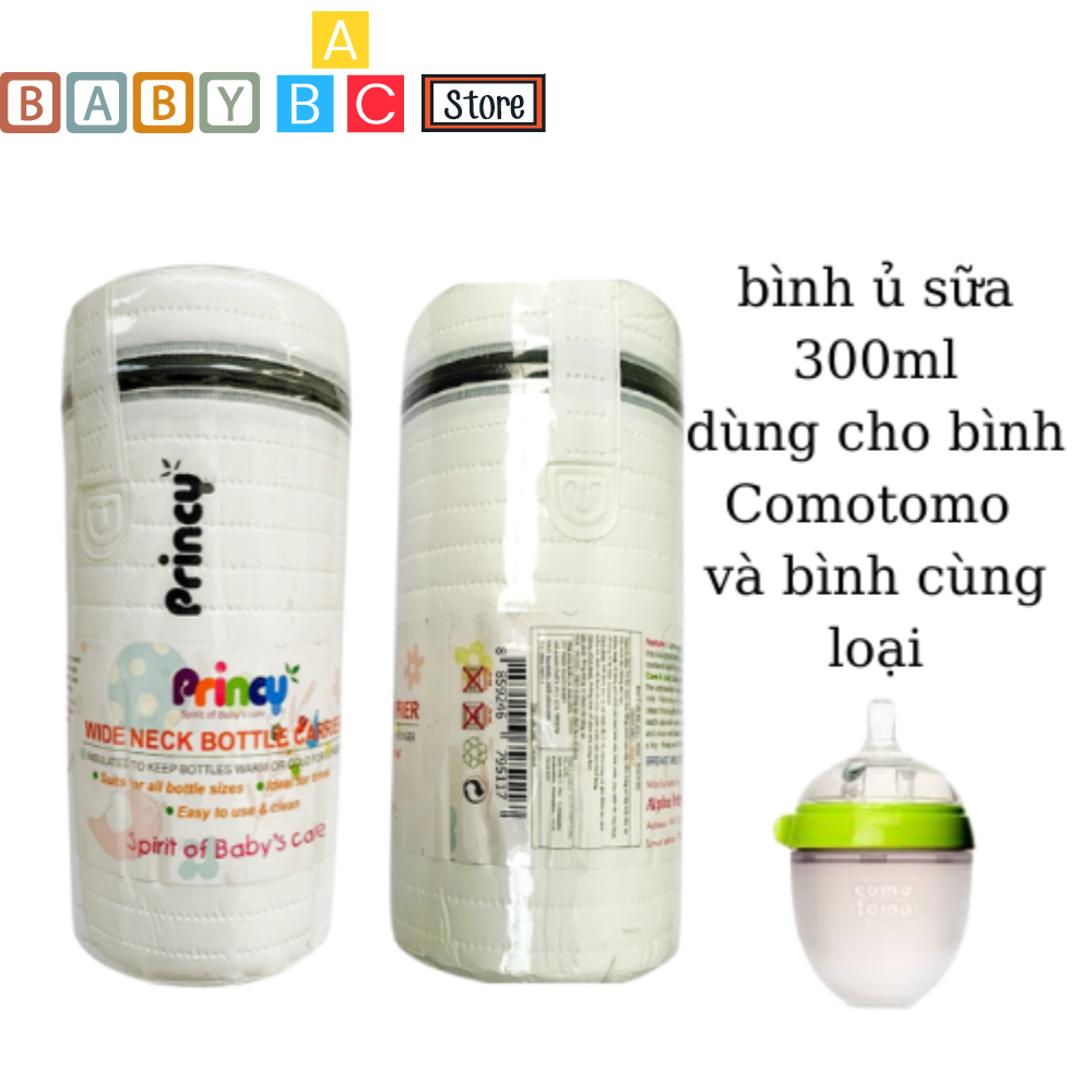 Bình Ủ Sữa Đơn Princy 300ml Thái Lan Ủ 1 bình sữa cổ rộng Comotomo Và Những Bình Sữa Tương Tự