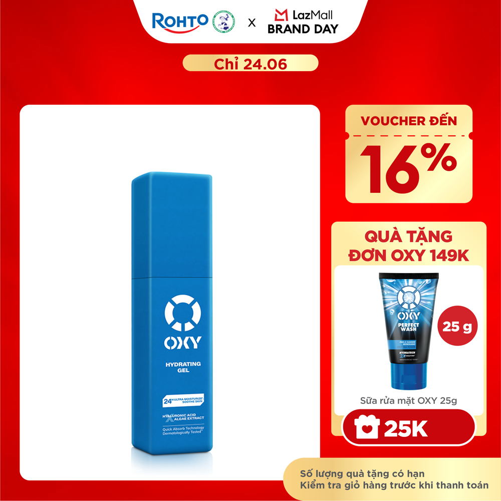 Kem dưỡng ẩm cho nam dạng gel Oxy Hydrating Gel 50ml