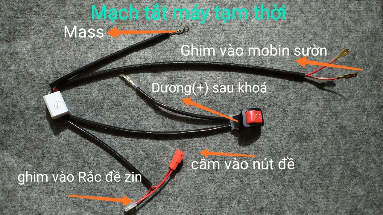 [HCM]Mạch tắt động cơ tạm thời cho xe Winner- Exciter