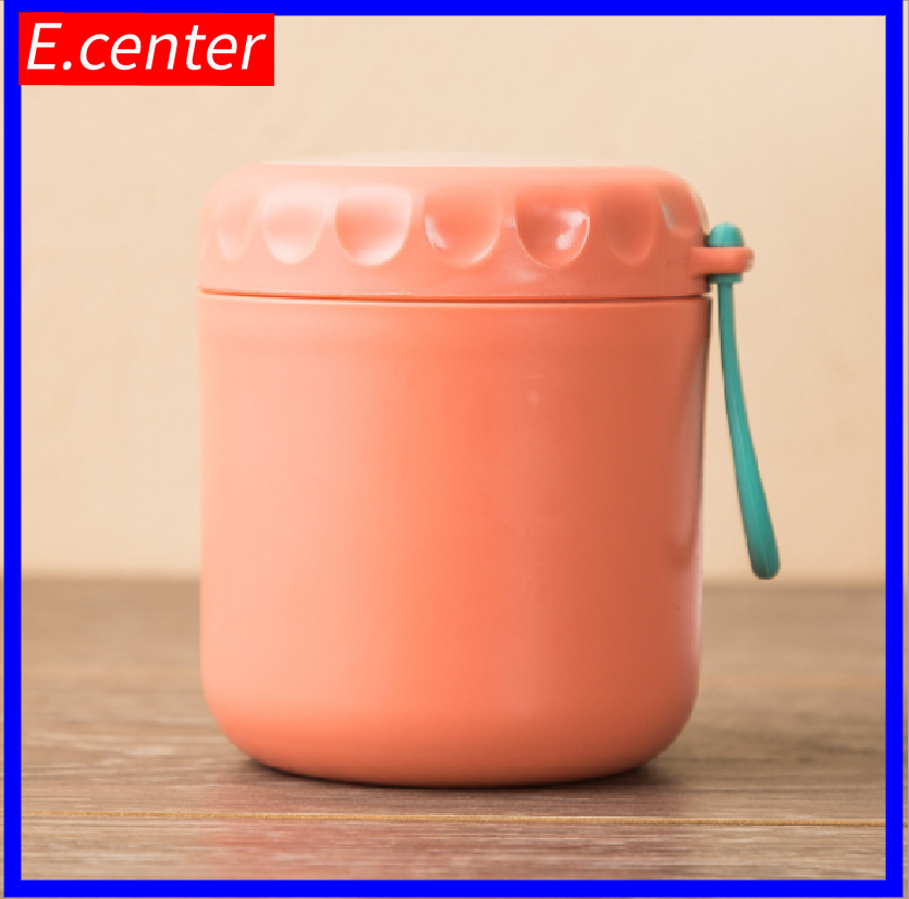 [CÓ THÌA KÈM THEO] Cốc đựng canh, cốc ủ cháo ruột inox giữ nhiệt