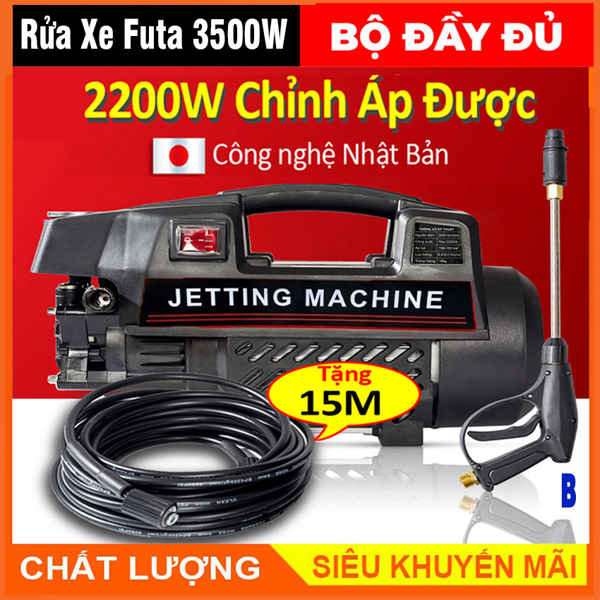Máy rửa xe futa s6+ japan cao áp 3500w