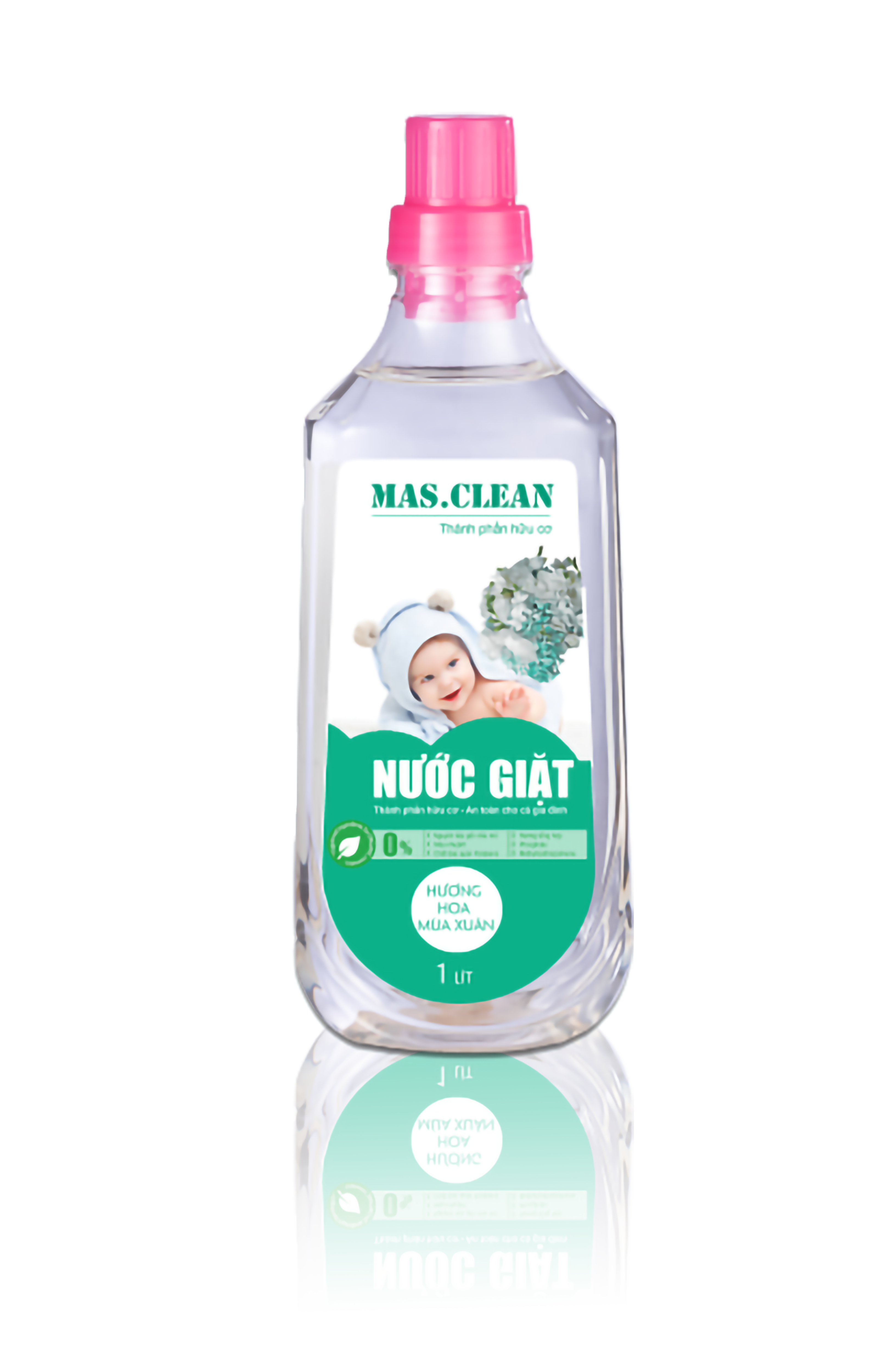 Nước giặt hữu cơ Mas.Clean - chai 1L